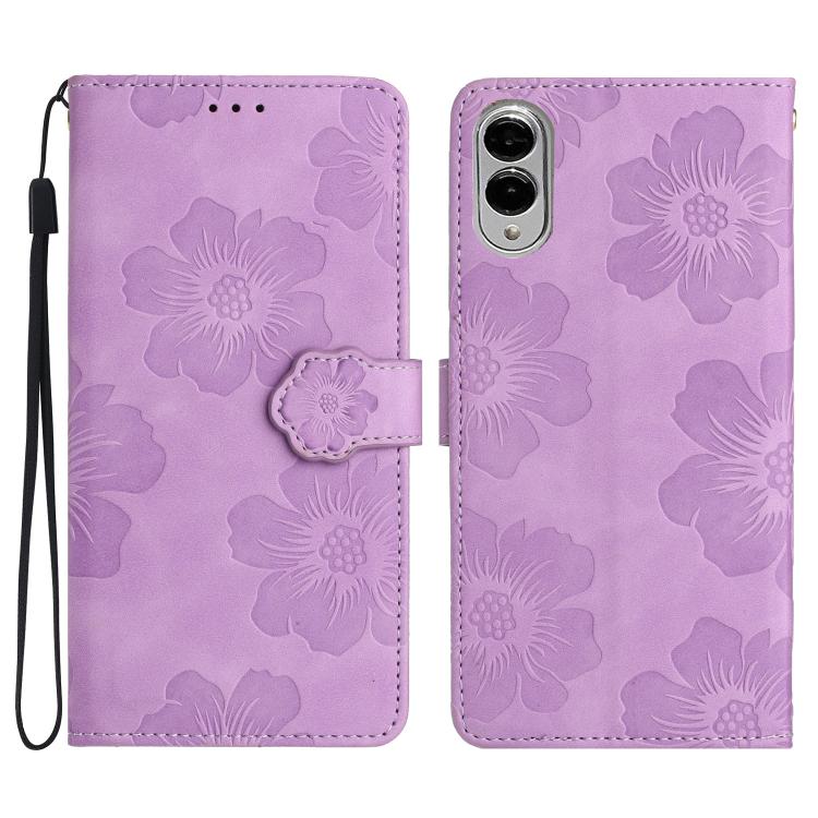 Flower Embossing Pattern Leather Phone Case, For Samsung Galaxy S26 Edge 5G, For Samsung Galaxy S26 Ultra 5G, For Samsung Galaxy S26 Pro 5G, For Samsung Galaxy S25 Edge 5G