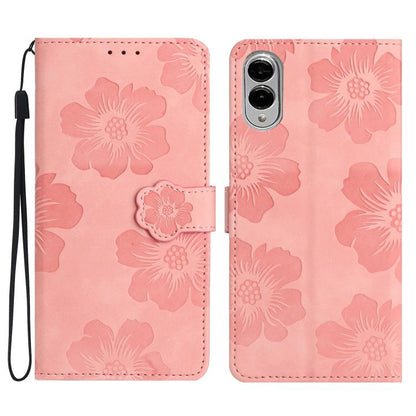 Flower Embossing Pattern Leather Phone Case, For Samsung Galaxy S26 Edge 5G, For Samsung Galaxy S26 Ultra 5G, For Samsung Galaxy S26 Pro 5G, For Samsung Galaxy S25 Edge 5G