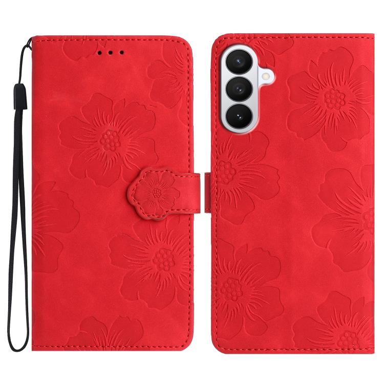 Flower Embossing Pattern Leather Phone Case, For Samsung Galaxy S26 Edge 5G, For Samsung Galaxy S26 Ultra 5G, For Samsung Galaxy S26 Pro 5G, For Samsung Galaxy S25 Edge 5G