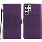 Diamond Embossed Skin Feel Leather Phone Case, For Samsung Galaxy S25 5G, For Samsung Galaxy S25+ 5G, For Samsung Galaxy S25 Ultra 5G, For Samsung Galaxy S24 FE 5G