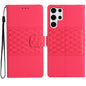 Diamond Embossed Skin Feel Leather Phone Case, For Samsung Galaxy S25 5G, For Samsung Galaxy S25+ 5G, For Samsung Galaxy S25 Ultra 5G, For Samsung Galaxy S24 FE 5G