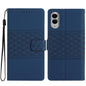 Diamond Embossed Skin Feel Leather Phone Case