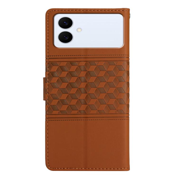 Diamond Embossed Skin Feel Leather Phone Case