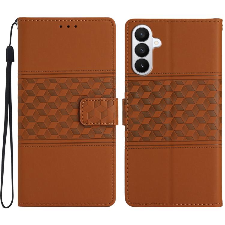 Diamond Embossed Skin Feel Leather Phone Case