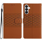 Diamond Embossed Skin Feel Leather Phone Case