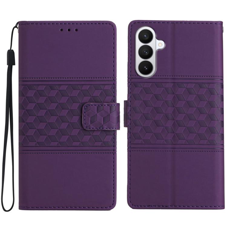Diamond Embossed Skin Feel Leather Phone Case
