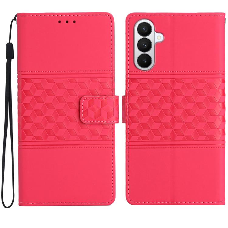 Diamond Embossed Skin Feel Leather Phone Case