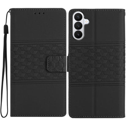 Diamond Embossed Skin Feel Leather Phone Case
