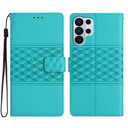 Diamond Embossed Skin Feel Leather Phone Case