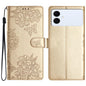 Cherry Blossom Butterfly Skin Feel Embossed PU Phone Case, For Samsung Galaxy S26 Edge 5G, For Samsung Galaxy S26 Ultra 5G, For Samsung Galaxy S26 5G
