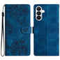 Cherry Blossom Butterfly Skin Feel Embossed PU Phone Case, For Samsung Galaxy S26 Edge 5G, For Samsung Galaxy S26 Ultra 5G, For Samsung Galaxy S26 5G