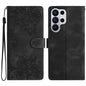 Cherry Blossom Butterfly Skin Feel Embossed PU Phone Case, For Samsung Galaxy S26 Edge 5G, For Samsung Galaxy S26 Ultra 5G, For Samsung Galaxy S26 5G