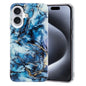 IMD Marble TPU Phone Case, For iPhone 16 Pro Max, For iPhone 16 Pro, For iPhone 16 Plus, For iPhone 16
