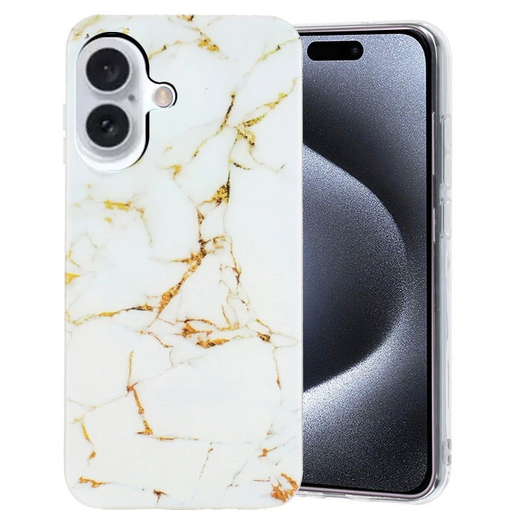 IMD Marble TPU Phone Case, For iPhone 16 Pro Max, For iPhone 16 Pro, For iPhone 16 Plus, For iPhone 16
