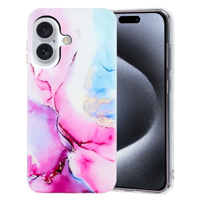 IMD Marble TPU Phone Case, For iPhone 16 Pro Max, For iPhone 16 Pro, For iPhone 16 Plus, For iPhone 16
