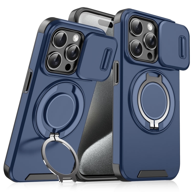 Sliding Camshield Ring Holder Phone Case, For iPhone 16, For iPhone 15 Pro Max, For iPhone 15 Pro, For iPhone 15 Plus