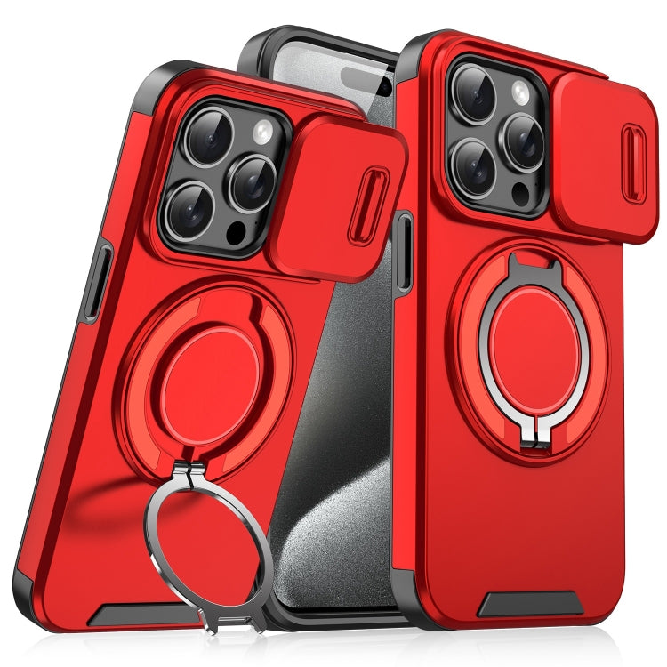 Sliding Camshield Ring Holder Phone Case, For iPhone 16, For iPhone 15 Pro Max, For iPhone 15 Pro, For iPhone 15 Plus