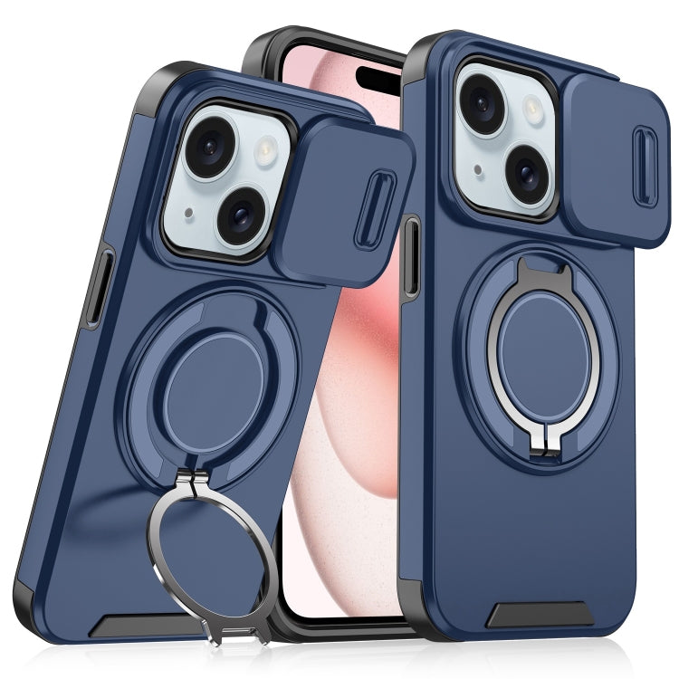 Sliding Camshield Ring Holder Phone Case, For iPhone 16, For iPhone 15 Pro Max, For iPhone 15 Pro, For iPhone 15 Plus