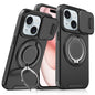 Sliding Camshield Ring Holder Phone Case, For iPhone 15, For iPhone 14 Plus, For iPhone 14, For iPhone 14 Pro