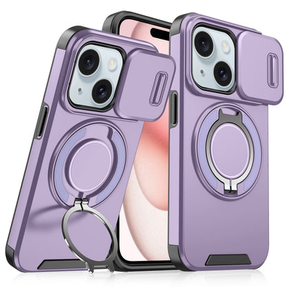 Sliding Camshield Ring Holder Phone Case, For iPhone 15, For iPhone 14 Plus, For iPhone 14, For iPhone 14 Pro
