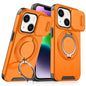Sliding Camshield Ring Holder Phone Case, For iPhone 15, For iPhone 14 Plus, For iPhone 14, For iPhone 14 Pro