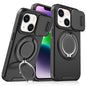 Sliding Camshield Ring Holder Phone Case, For iPhone 15, For iPhone 14 Plus, For iPhone 14, For iPhone 14 Pro