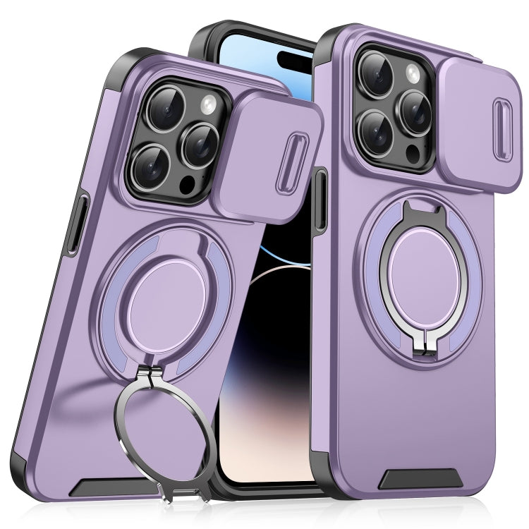 Sliding Camshield Ring Holder Phone Case, For iPhone 15, For iPhone 14 Plus, For iPhone 14, For iPhone 14 Pro