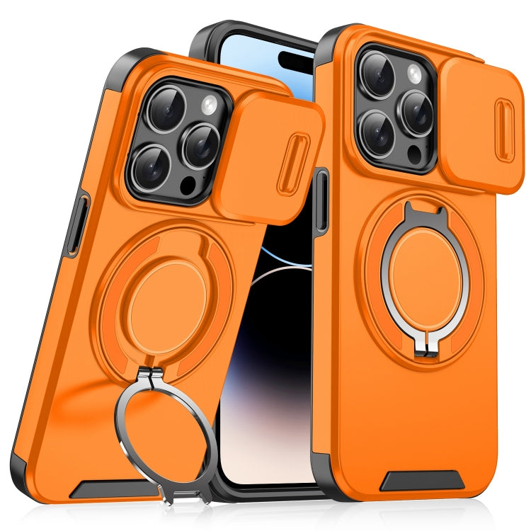 Sliding Camshield Ring Holder Phone Case, For iPhone 15, For iPhone 14 Plus, For iPhone 14, For iPhone 14 Pro