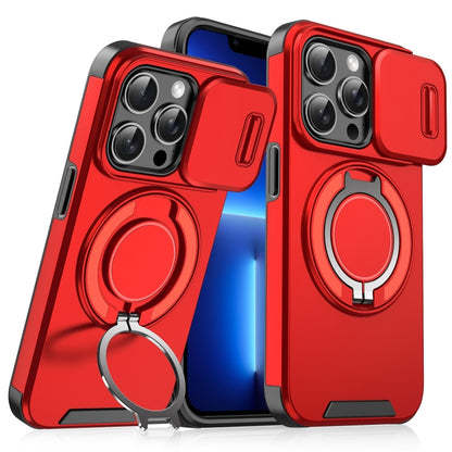Sliding Camshield Ring Holder Phone Case, For iPhone 14 Pro Max, For iPhone 13 Pro Max, For iPhone 13 Pro, For iPhone 13