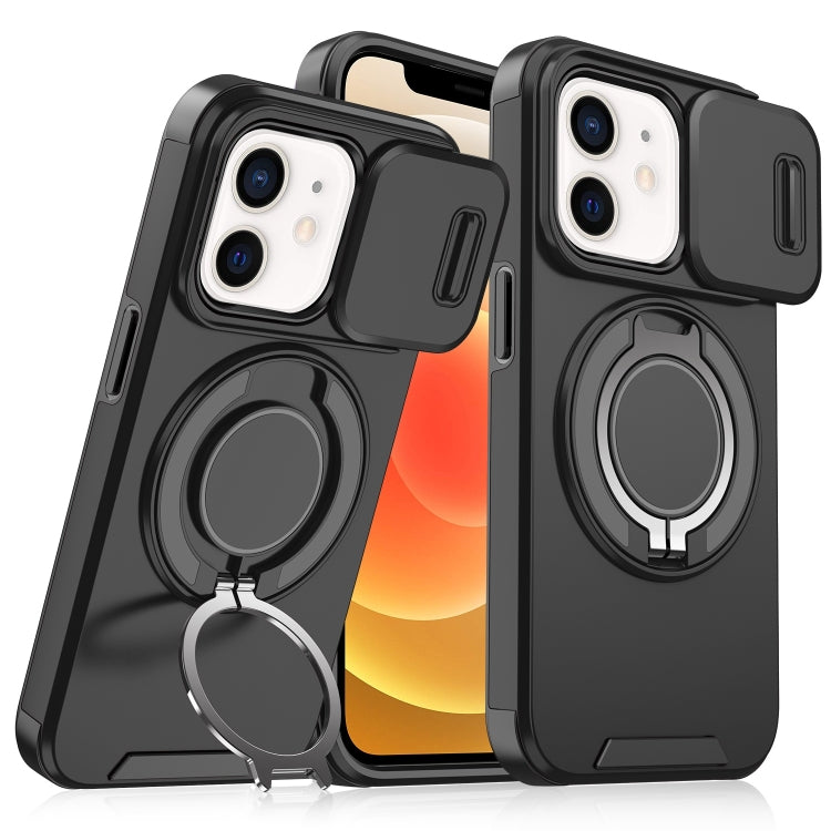 Sliding Camshield Ring Holder Phone Case, For iPhone 12, For iPhone 12 Pro Max, For iPhone 12 Pro, For iPhone 11 Pro Max