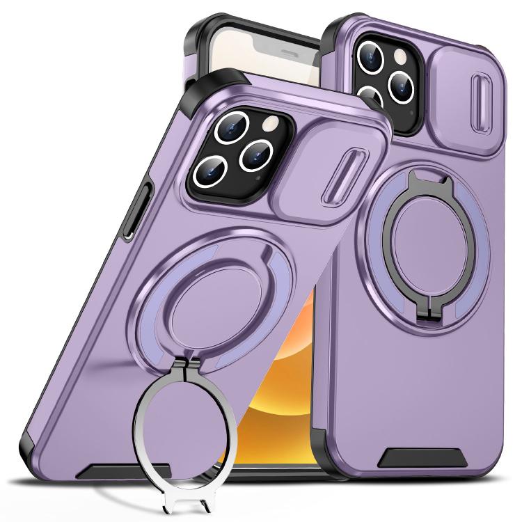 Sliding Camshield Ring Holder Phone Case, For iPhone 12 Pro, For iPhone 11 Pro Max, For iPhone 11