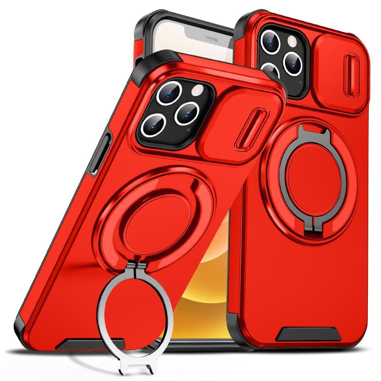 Sliding Camshield Ring Holder Phone Case, For iPhone 12 Pro, For iPhone 11 Pro Max, For iPhone 11