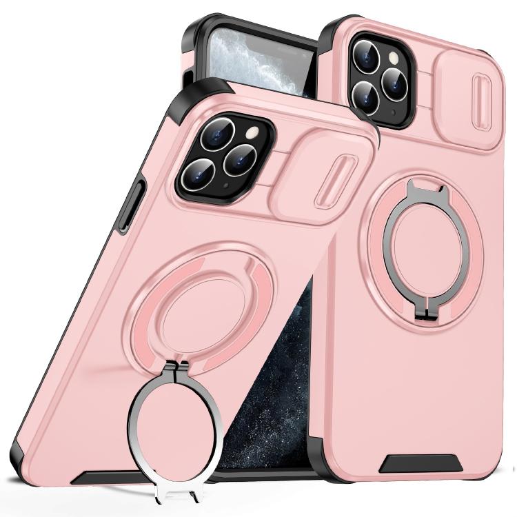 Sliding Camshield Ring Holder Phone Case, For iPhone 12 Pro, For iPhone 11 Pro Max, For iPhone 11