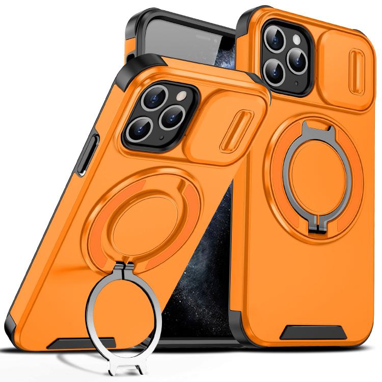 Sliding Camshield Ring Holder Phone Case, For iPhone 11 Pro