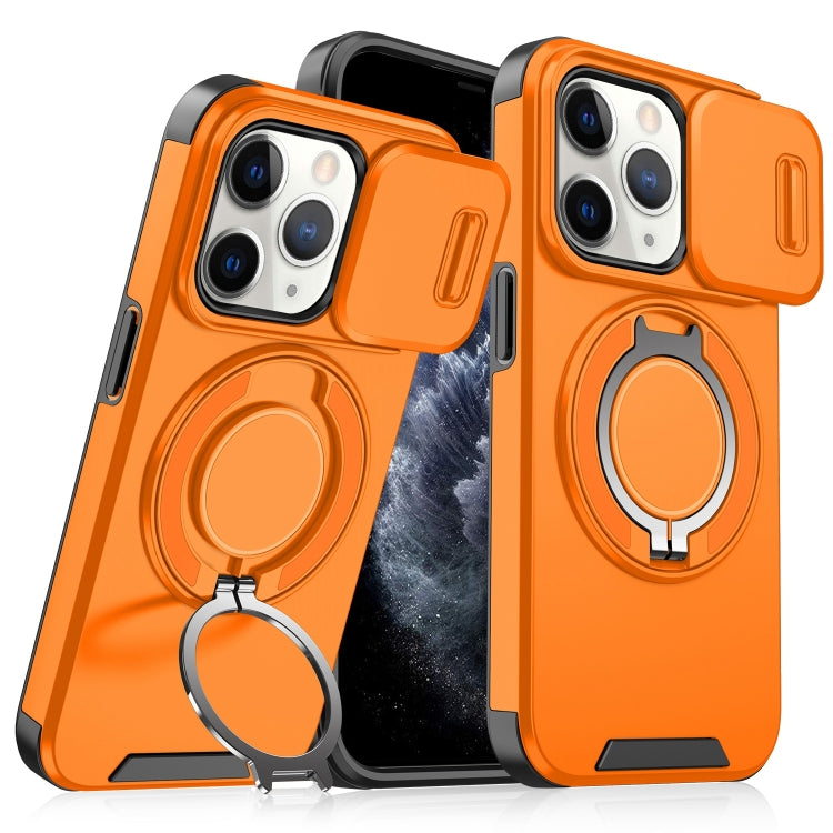 Sliding Camshield Ring Holder Phone Case, For iPhone 11, For iPhone 11 Pro
