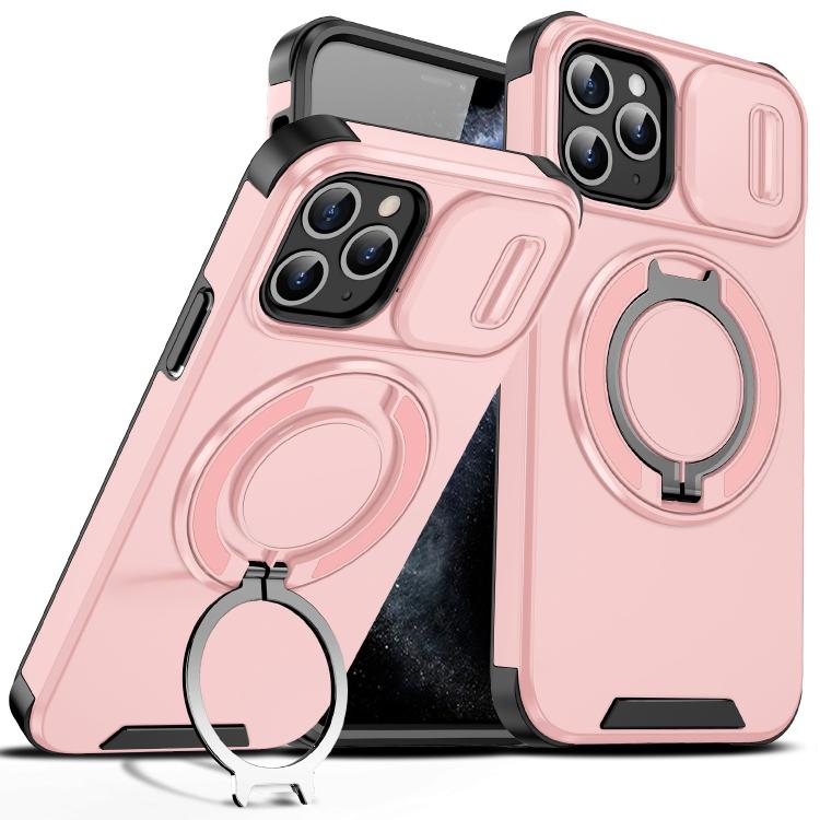 Sliding Camshield Ring Holder Phone Case, For iPhone 11 Pro