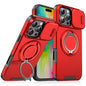 Sliding Camshield Ring Holder Phone Case, For iPhone 17e / 16e, For iPhone 16 Pro Max, For iPhone 16 Pro, For iPhone 16 Plus