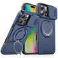 Sliding Camshield Ring Holder Phone Case, For iPhone 17e / 16e, For iPhone 16 Pro Max, For iPhone 16 Pro, For iPhone 16 Plus