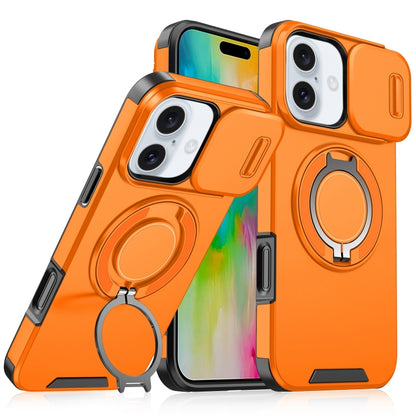 Sliding Camshield Ring Holder Phone Case, For iPhone 16, For iPhone 15 Pro Max, For iPhone 15 Pro, For iPhone 15 Plus