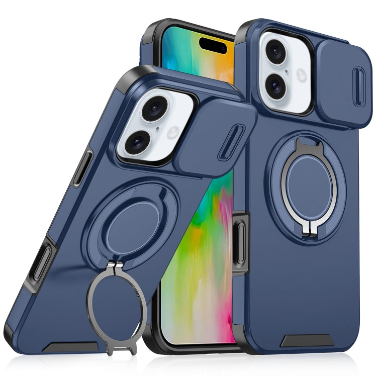 Sliding Camshield Ring Holder Phone Case, For iPhone 16, For iPhone 15 Pro Max, For iPhone 15 Pro, For iPhone 15 Plus