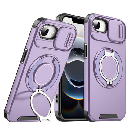 Sliding Camshield Ring Holder Phone Case, For iPhone 17e / 16e, For iPhone 16 Pro Max, For iPhone 16 Pro, For iPhone 16 Plus