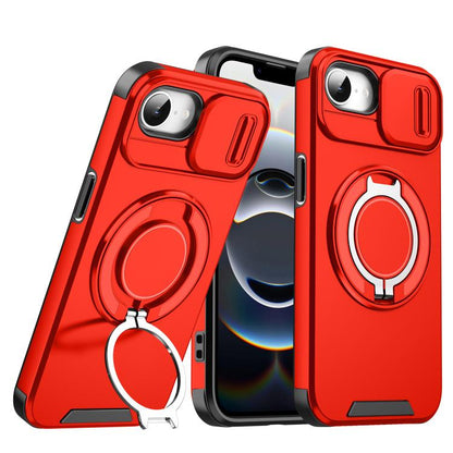Sliding Camshield Ring Holder Phone Case, For iPhone 17e / 16e, For iPhone 16 Pro Max, For iPhone 16 Pro, For iPhone 16 Plus