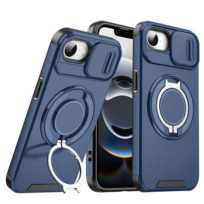 Sliding Camshield Ring Holder Phone Case, For iPhone 17e / 16e, For iPhone 16 Pro Max, For iPhone 16 Pro, For iPhone 16 Plus