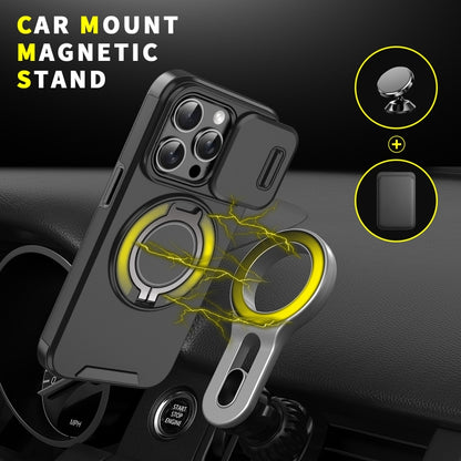Sliding Camshield Ring Holder Phone Case, For iPhone 15, For iPhone 14 Plus, For iPhone 14, For iPhone 14 Pro