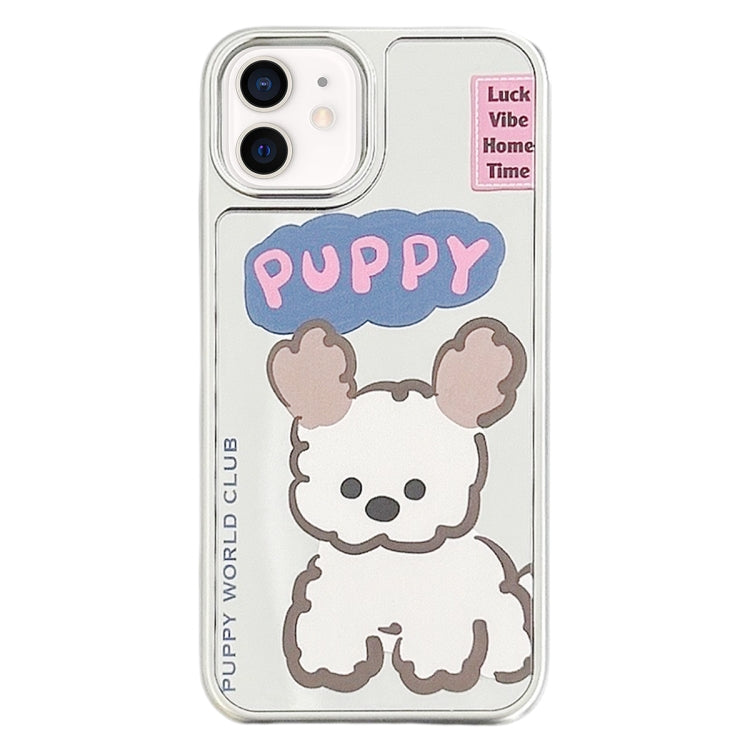 Mirror Puppy Pattern TPU + PC Phone Case