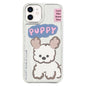Mirror Puppy Pattern TPU + PC Phone Case, For iPhone 15 Pro Max, For iPhone 15 Pro, For iPhone 15, For iPhone 14, For iPhone 14 Pro, For iPhone 14 Pro Max, For iPhone 13 Pro Max, For iPhone 13 Pro, For iPhone 13, For iPhone 12, For iPhone 12 Pro Max���...