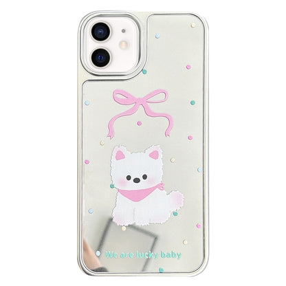 Mirror Puppy Pattern TPU + PC Phone Case, For iPhone 15 Pro Max, For iPhone 15 Pro, For iPhone 15, For iPhone 14, For iPhone 14 Pro, For iPhone 14 Pro Max, For iPhone 13 Pro Max, For iPhone 13 Pro, For iPhone 13, For iPhone 12, For iPhone 12 Pro Max   ...