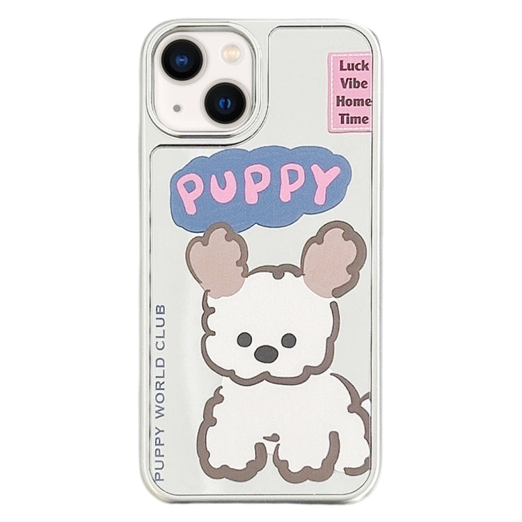 Mirror Puppy Pattern TPU + PC Phone Case