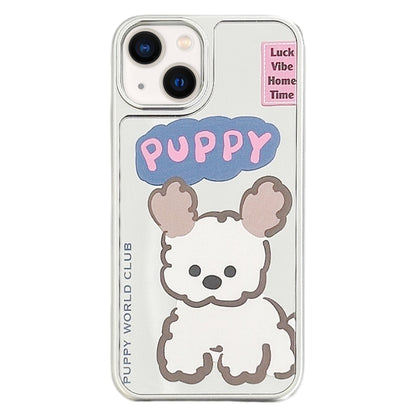 Mirror Puppy Pattern TPU + PC Phone Case, For iPhone 15 Pro Max, For iPhone 15 Pro, For iPhone 15, For iPhone 14, For iPhone 14 Pro, For iPhone 14 Pro Max, For iPhone 13 Pro Max, For iPhone 13 Pro, For iPhone 13, For iPhone 12, For iPhone 12 Pro Max���...