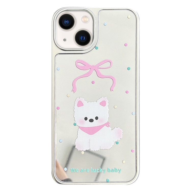 Mirror Puppy Pattern TPU + PC Phone Case, For iPhone 15 Pro Max, For iPhone 15 Pro, For iPhone 15, For iPhone 14, For iPhone 14 Pro, For iPhone 14 Pro Max, For iPhone 13 Pro Max, For iPhone 13 Pro, For iPhone 13, For iPhone 12, For iPhone 12 Pro Max���...